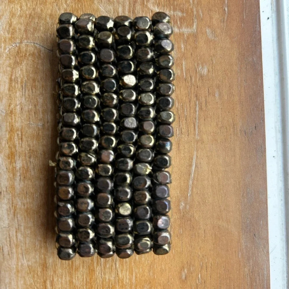 Bronze Tone Stretch Bracelet - Picture 6 of 9